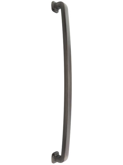 Belcastel Flat-Bottom Appliance Pull - 18 inch Center-to-Center in Brushed Pewter.